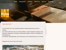 Tablet Screenshot of holzstuerm.ch